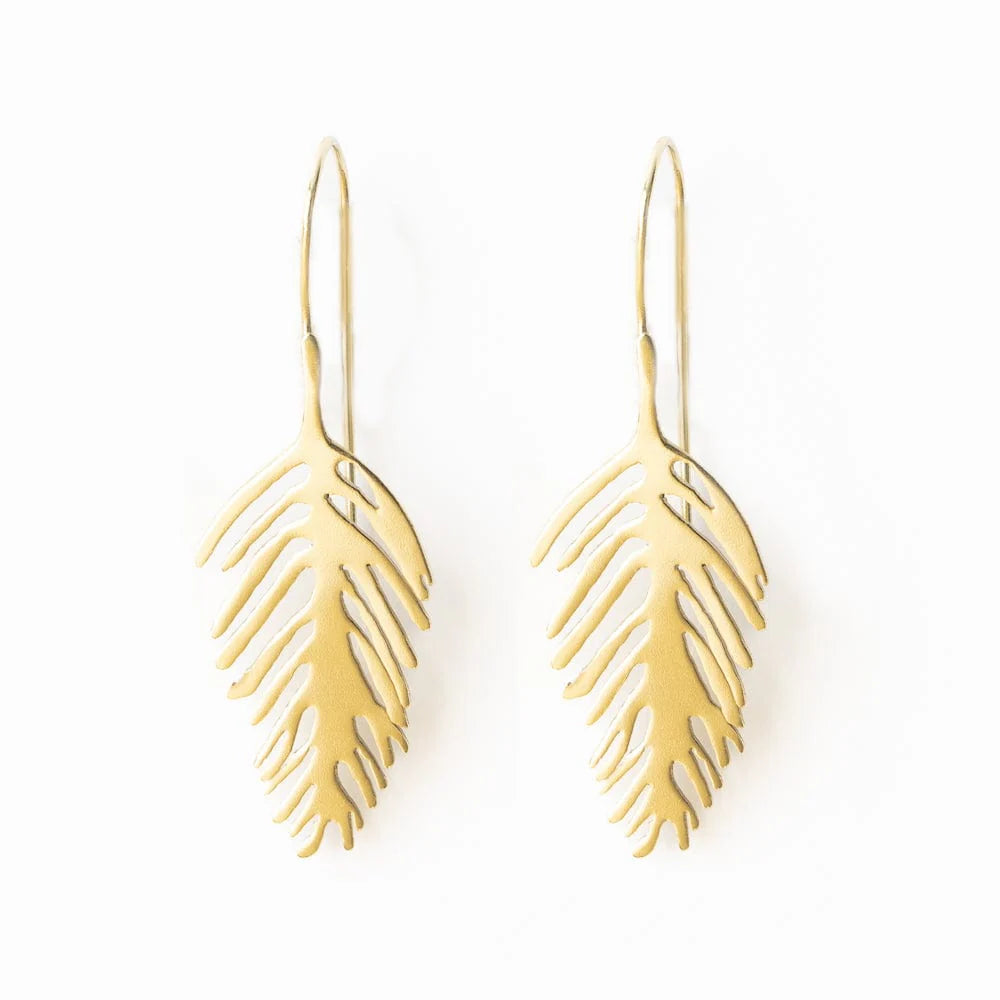 Flora Small Palm Earrings