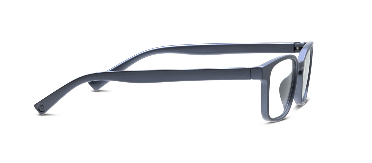 Side view of Jo reading glasses by Peepers in Slate