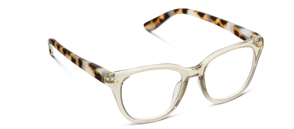 Peepers Lenora Reading Glasses in Fog/Chai Tortoise