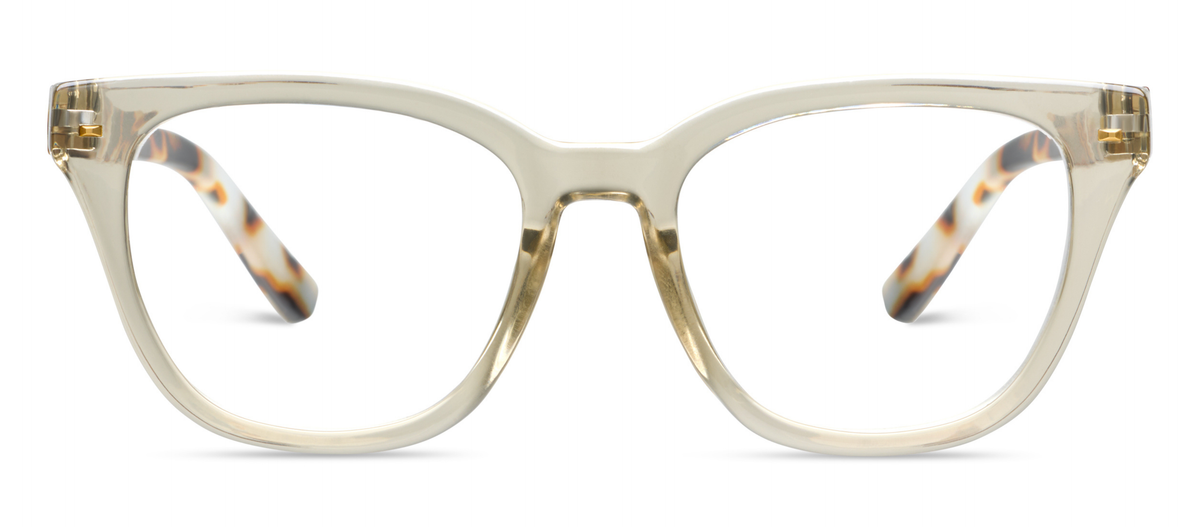 Peepers Lenora Reading Glasses in Fog/Chai Tortoise