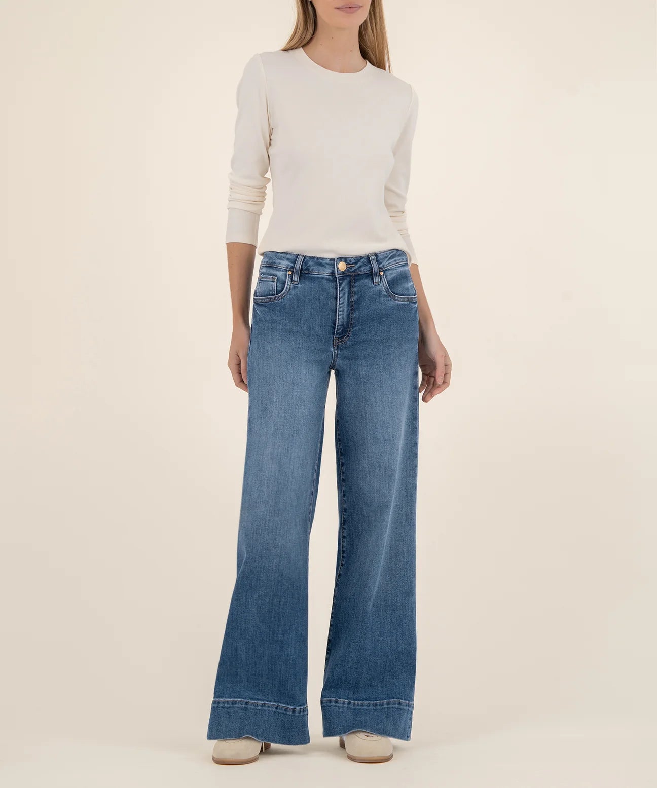 Kut from the Kloth Maya High Rise Wide Leg