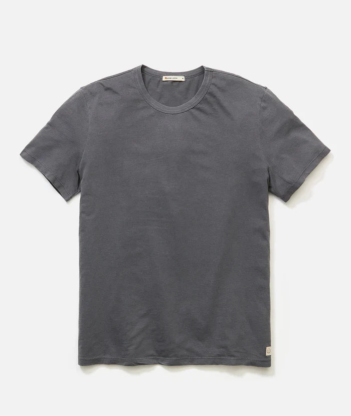 Men's Signature Crew Tee, Asphalt