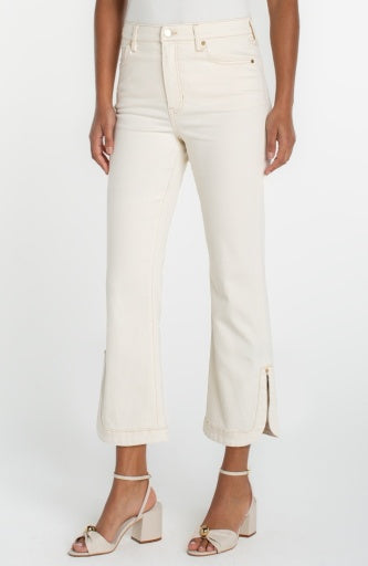 Hannah Crop Flare with Tulip Hem, 25.5"