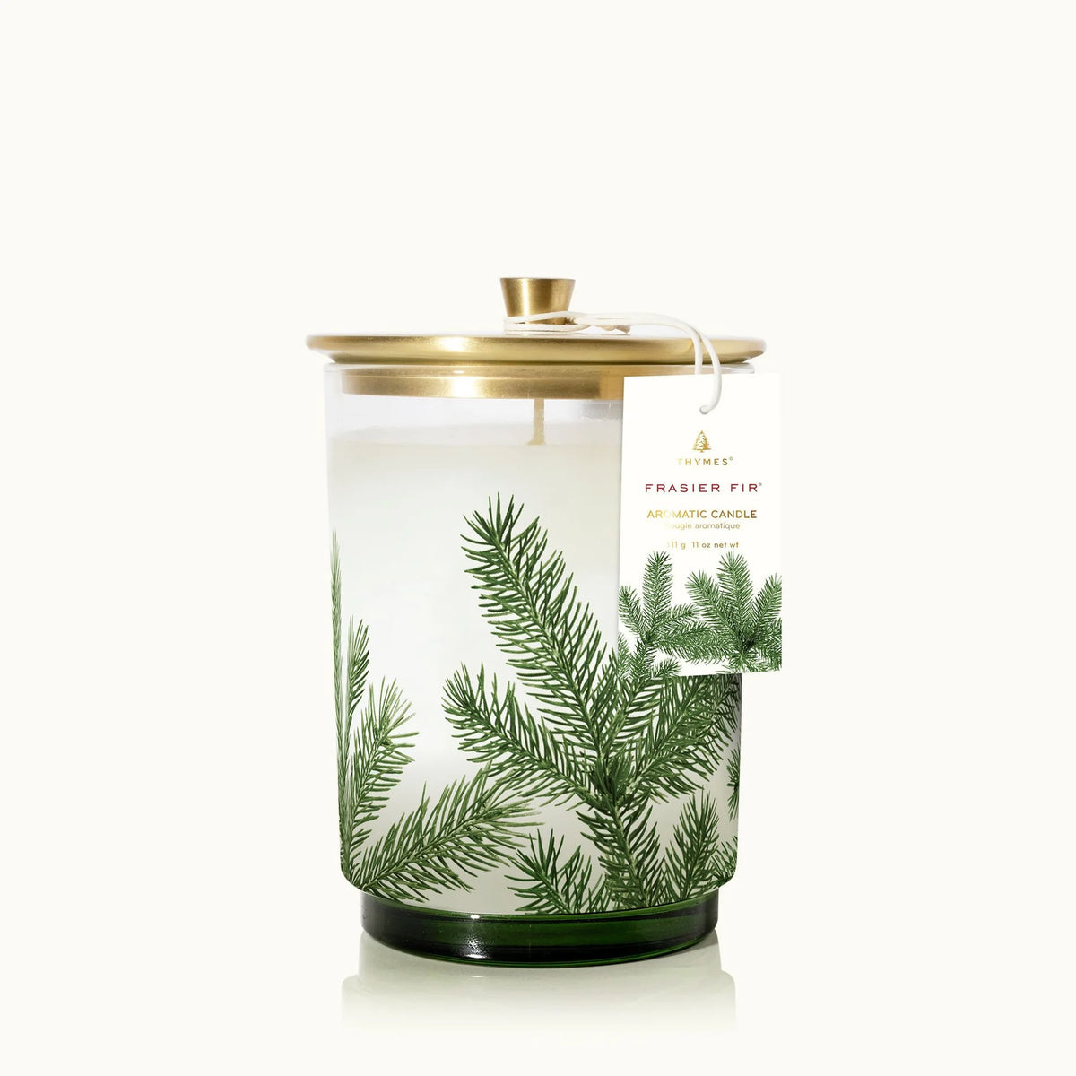 Thymes Frasier Fir medium pine needle luminary candle