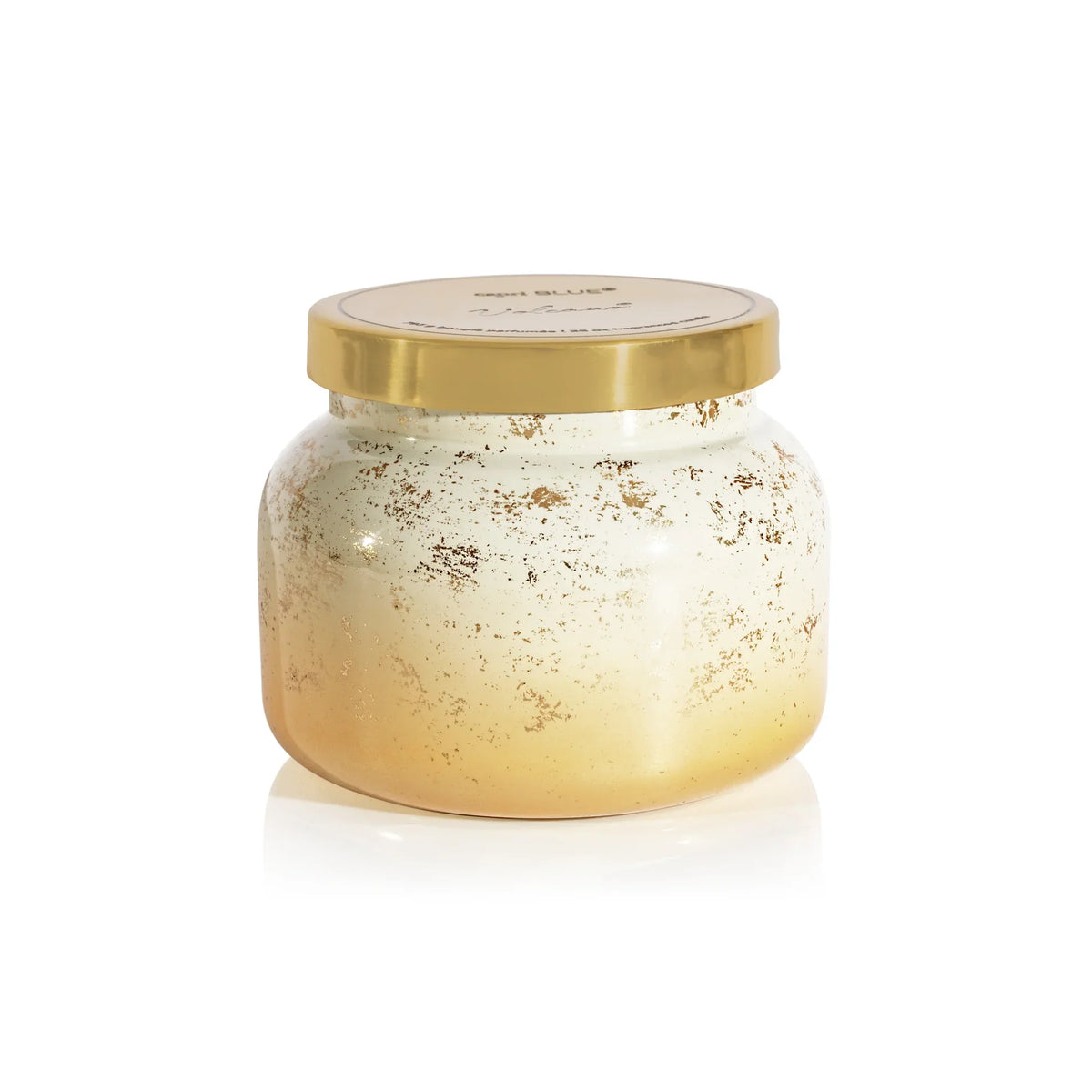 Capri Blue Volcano glimmer oversized candle, alternate view