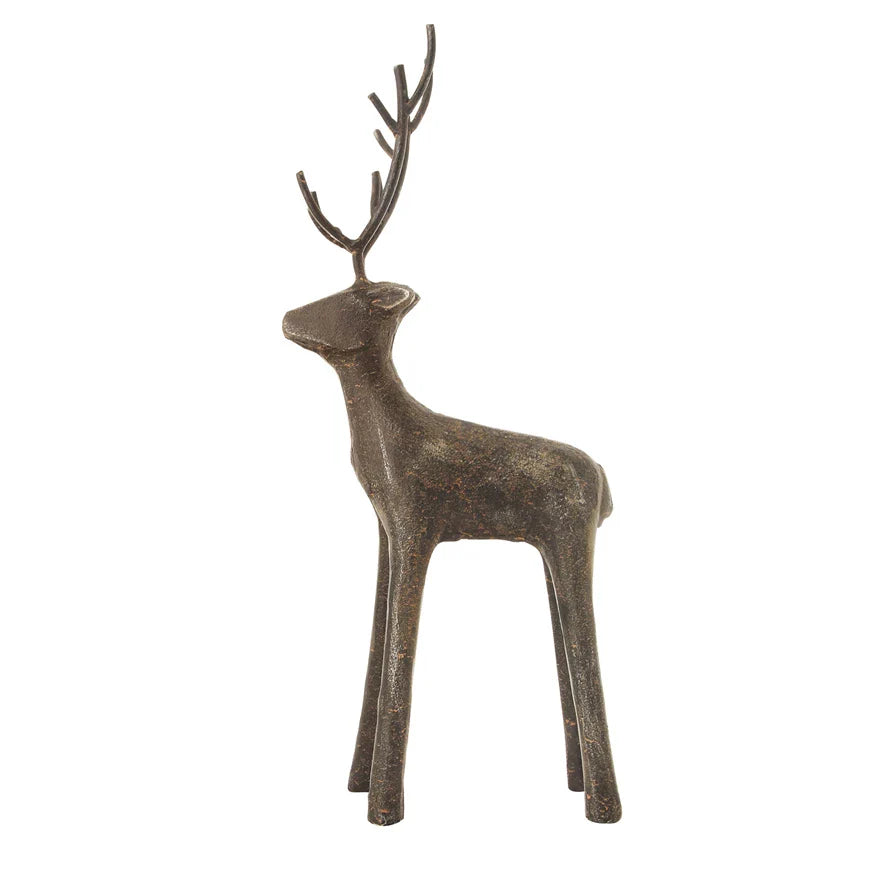 Cast Iron Standing Deer, 2 sizes