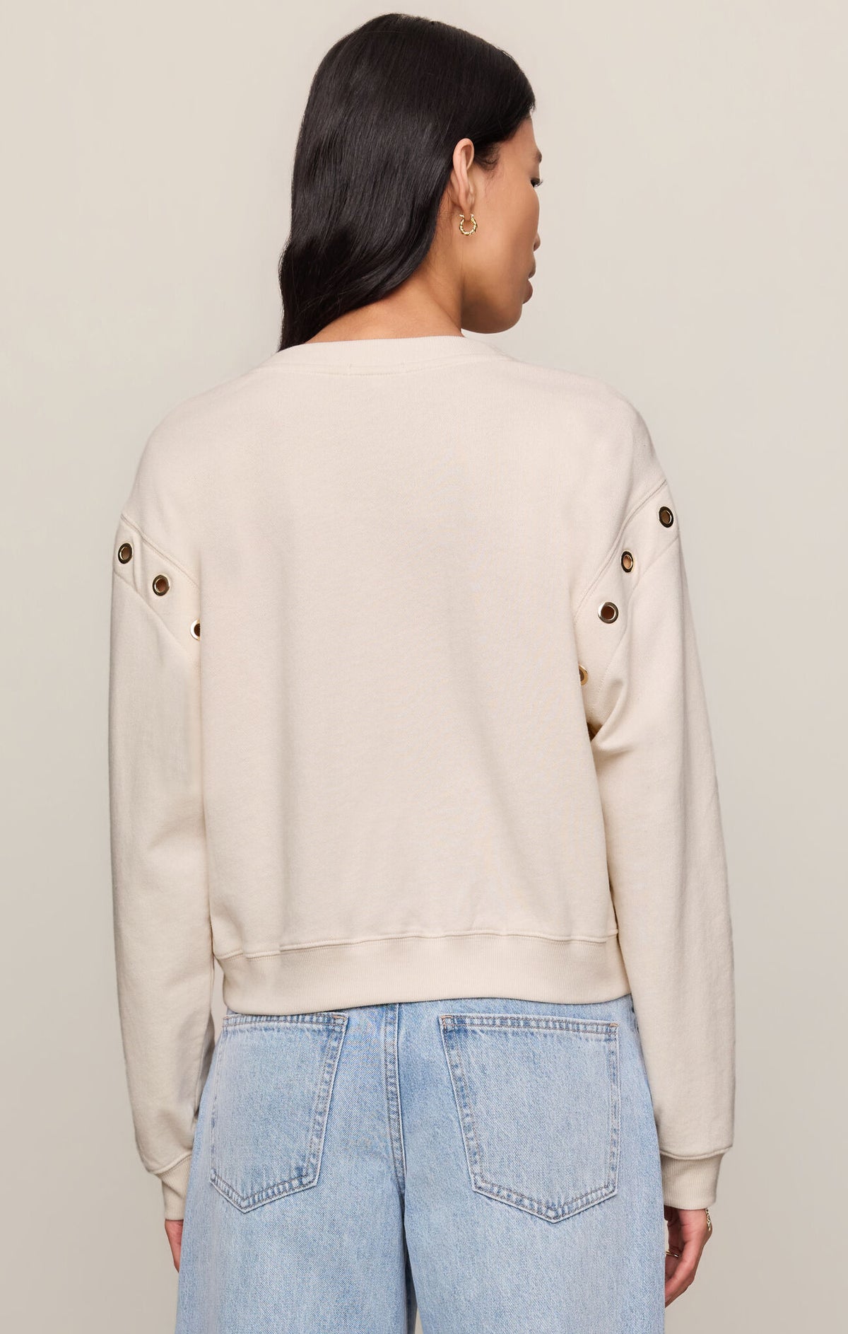 Axel Grommet Sweatshirt in Sandstone