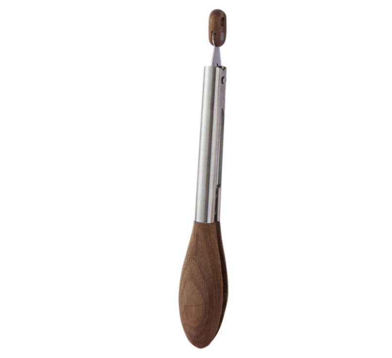 Non-Stick Wood Cooking Tong - Thumbnail 2