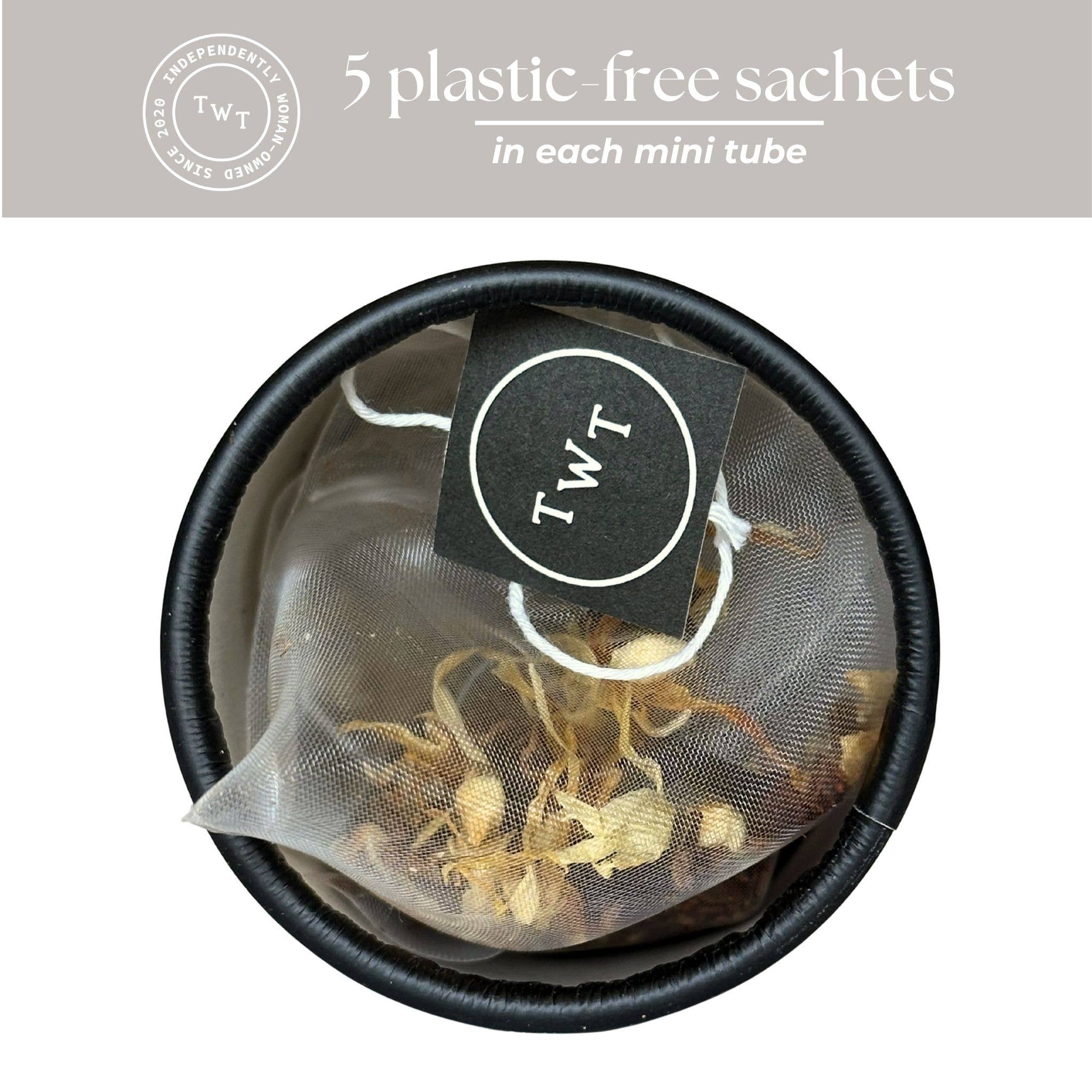 Bakeshop Bliss Holiday Herbal Mini Tube Gift (5 tea bags)