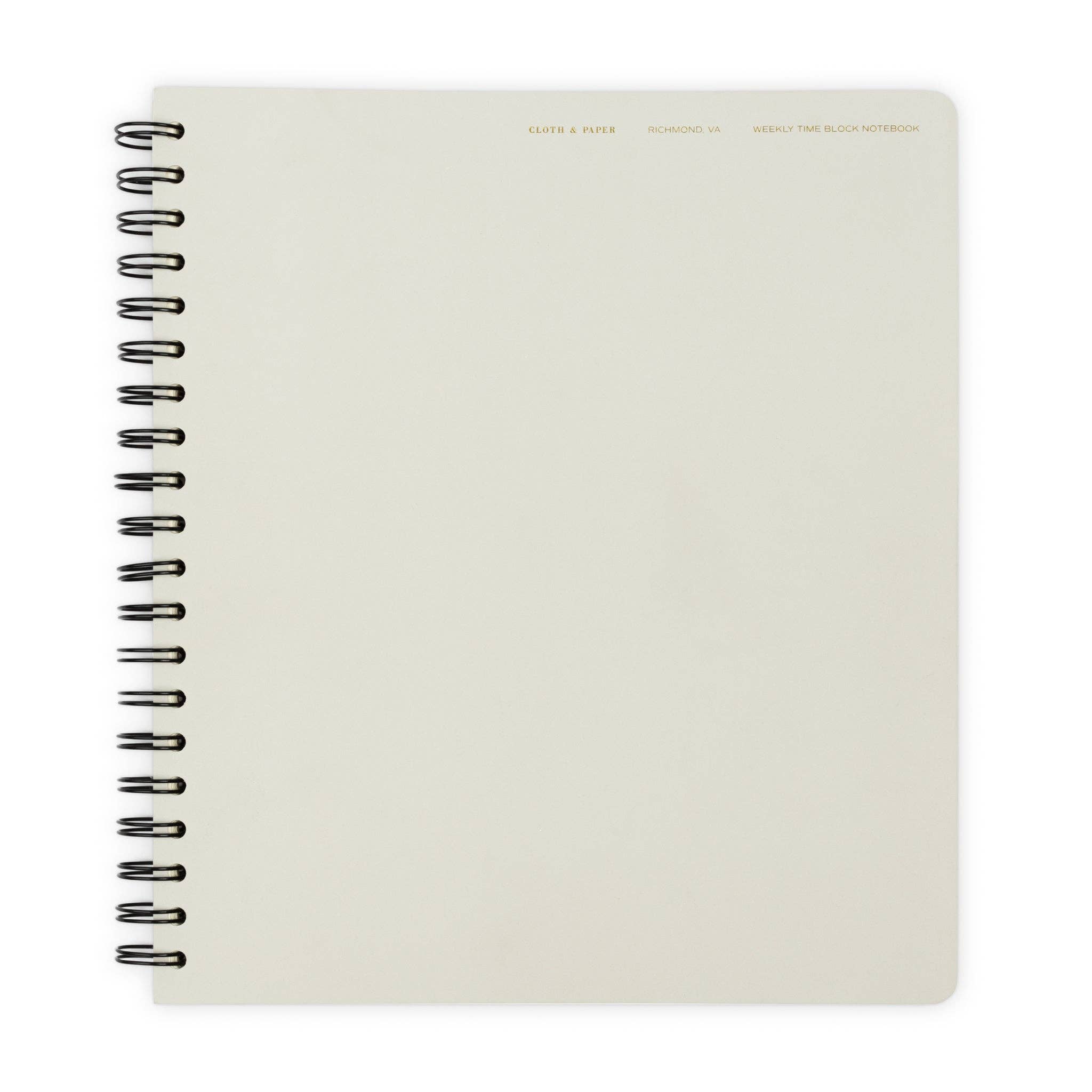 Cloth & Paper - Time Block Notebook