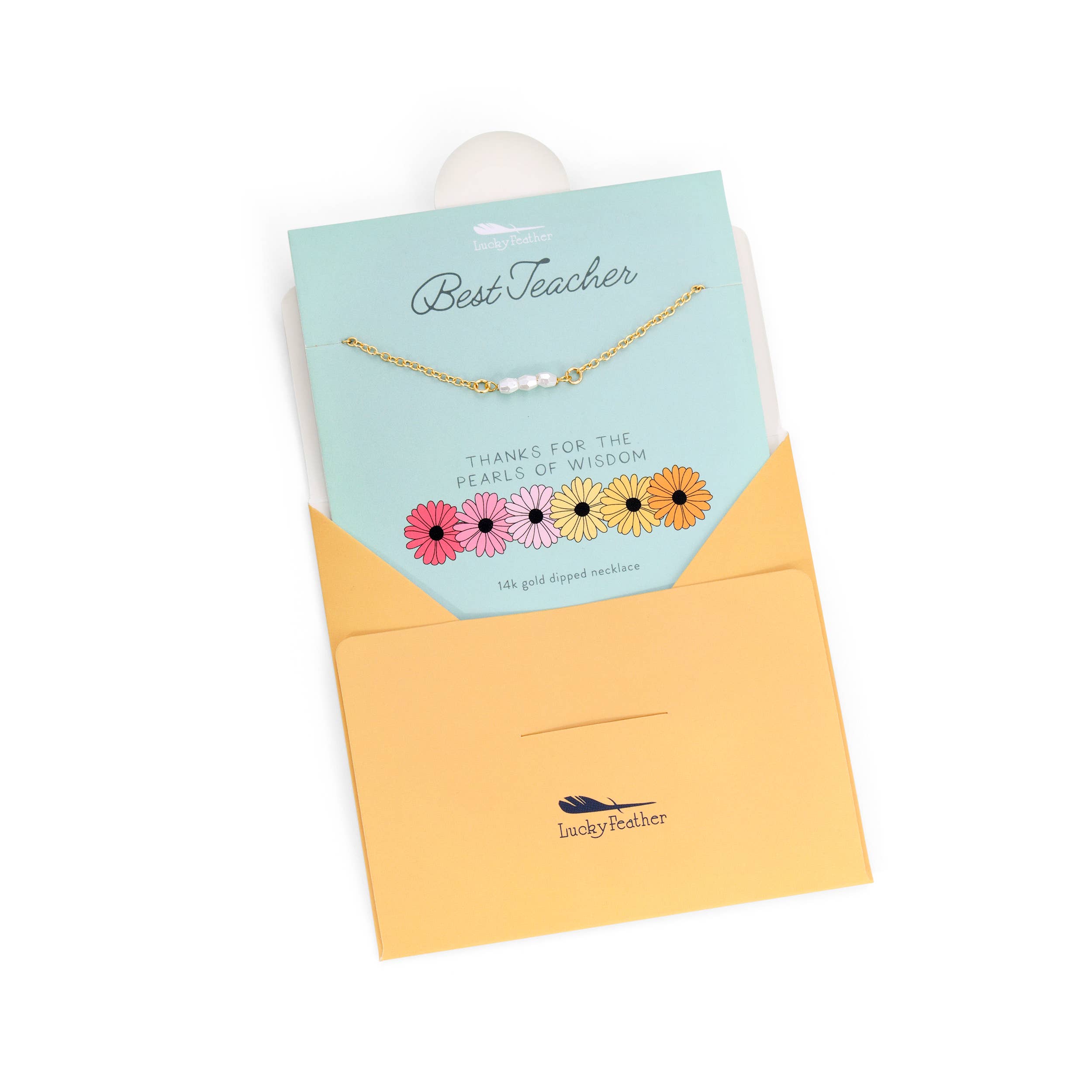 Spring Celebrations Necklace - TEACHER - Pearl