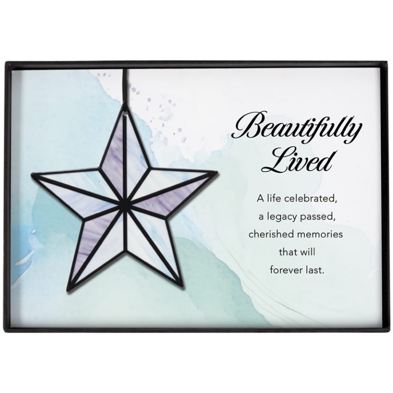 "Beautifully Lived" Gift Boxed Ornament