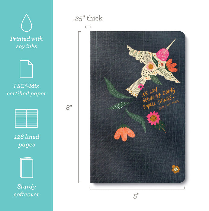 “We can begin by doing small things…”, Journal