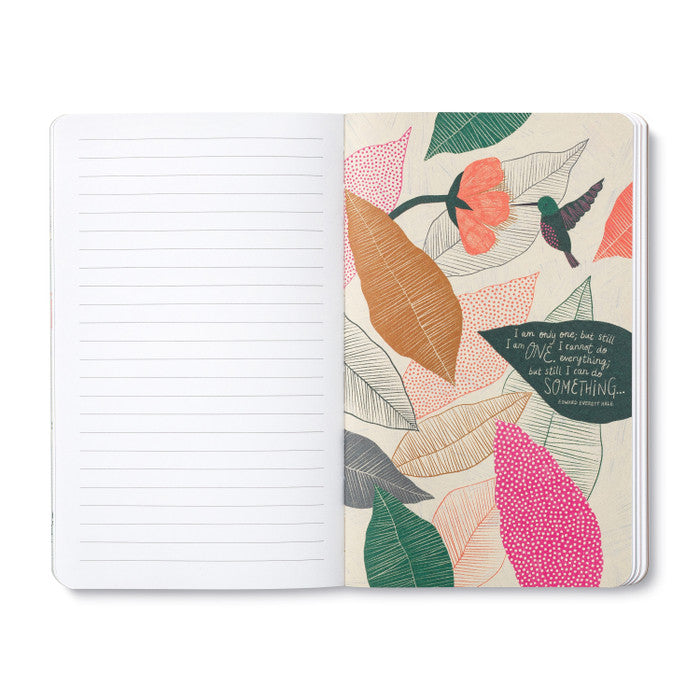 “We can begin by doing small things…”, Journal