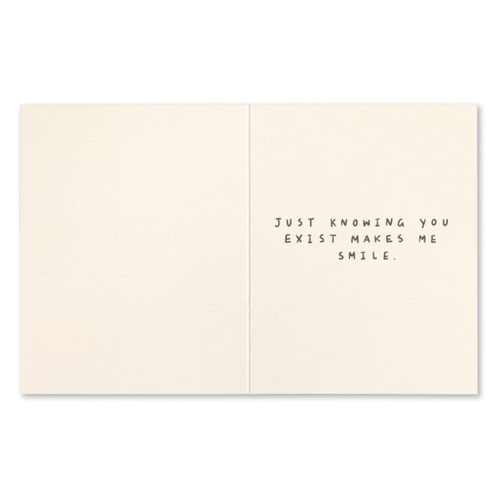 You're more wonderful than tiny dogs in knit sweaters .. friendship card