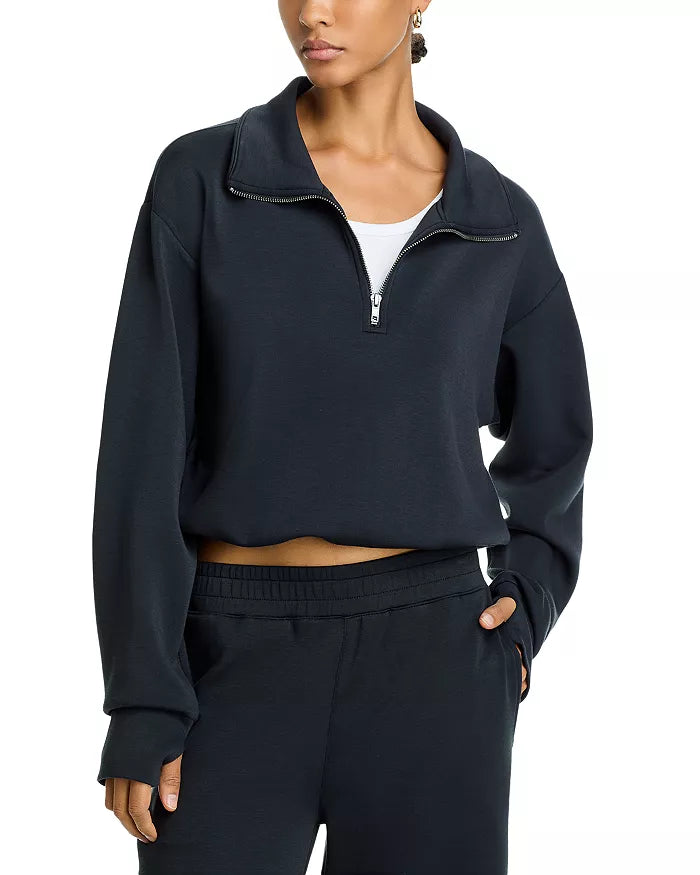 Cloud Fleece Quarter Zip Sweatshirt, Black