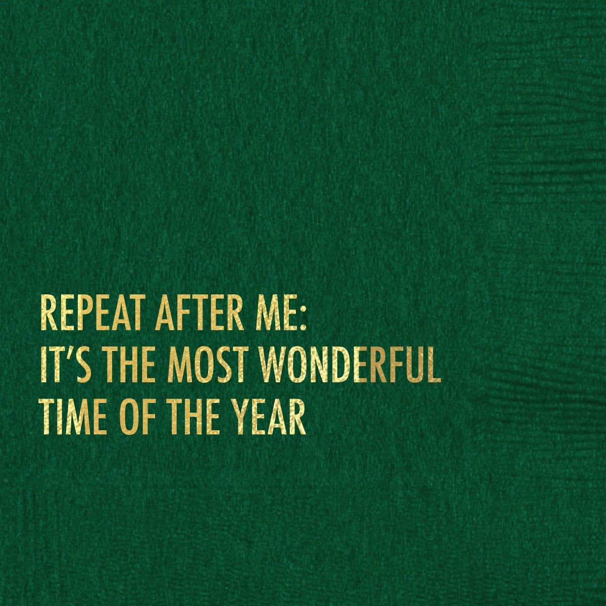 Pretty Alright Goods Most Wonderful funny holiday cocktail napkins