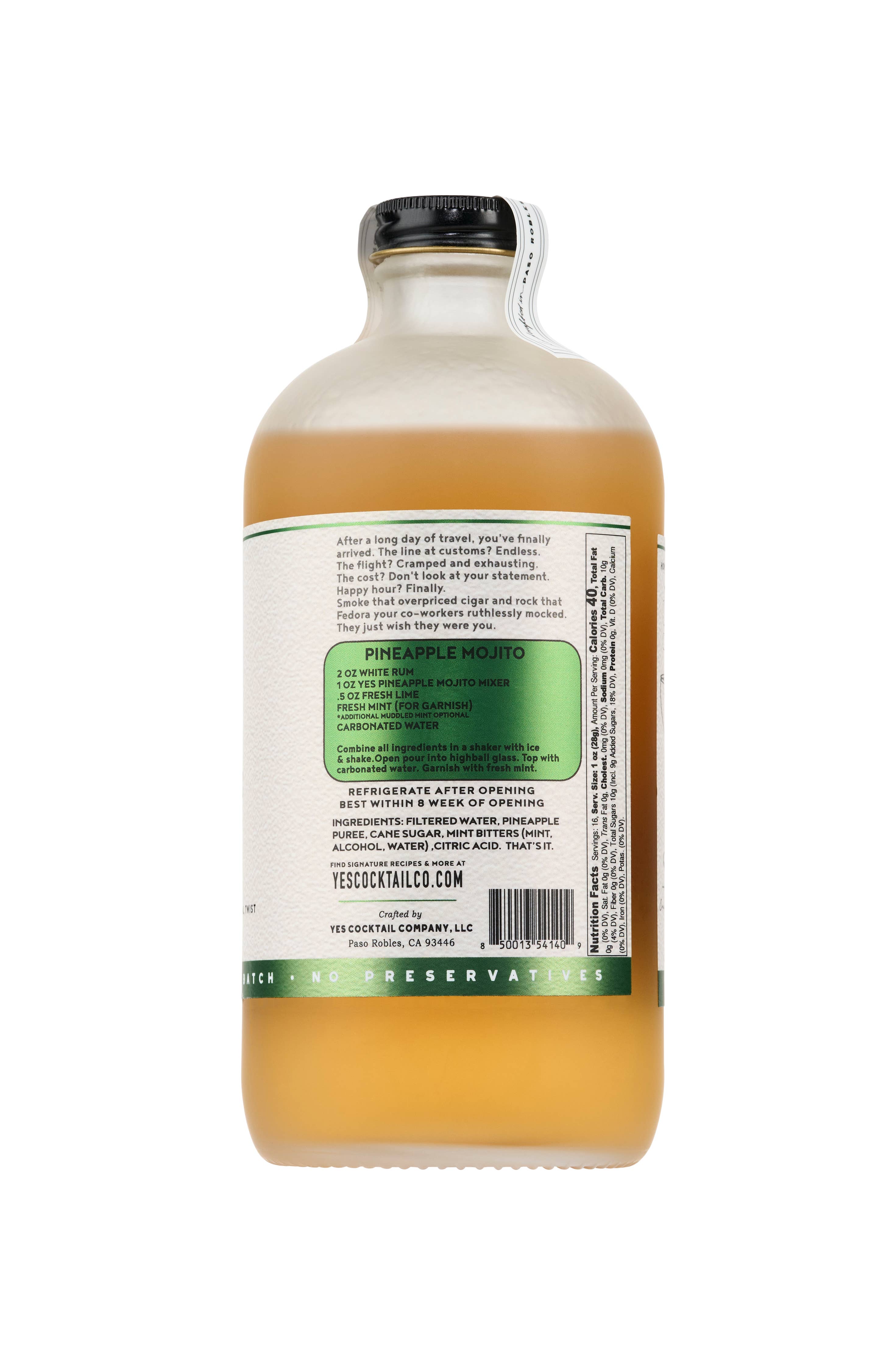 Pineapple Mojito Cocktail Mixer: SUMMER SEASONAL