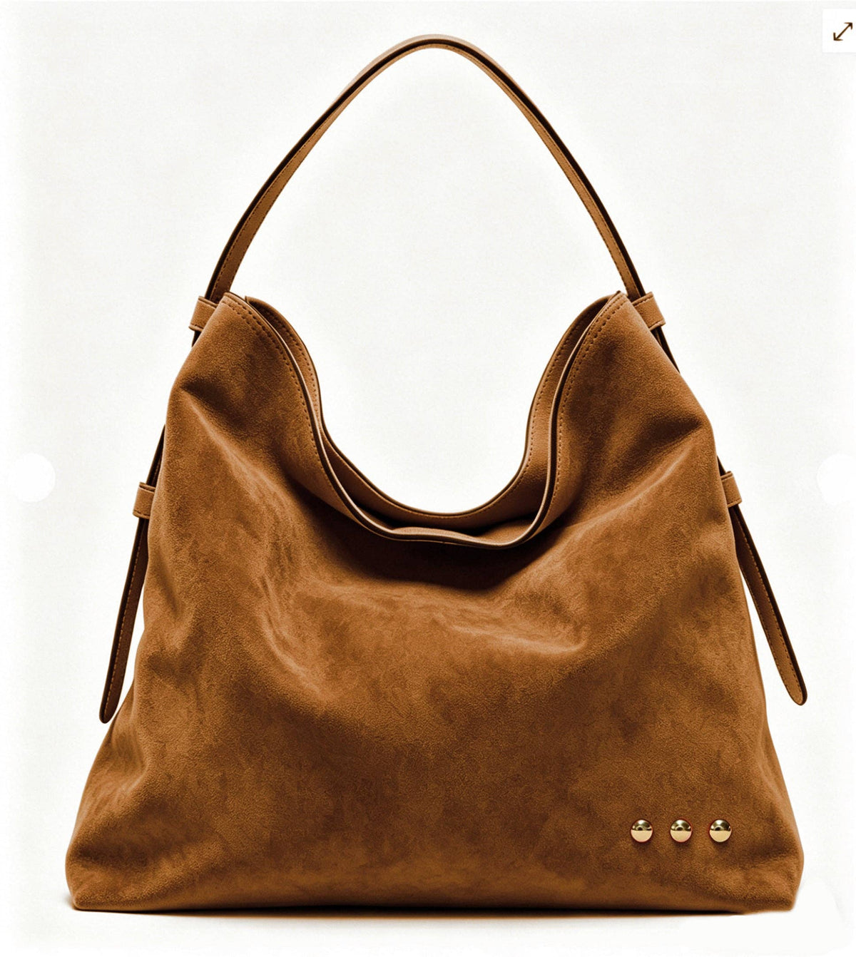 Evie Suede Hobo Shoulder Bag, available in 2 colors