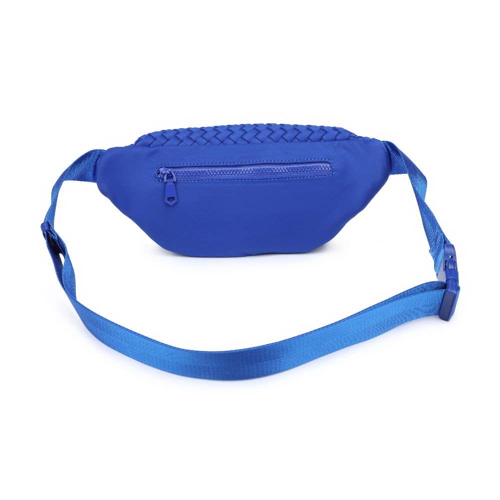 Aim High  Woven Neoprene Belt Bag: Black