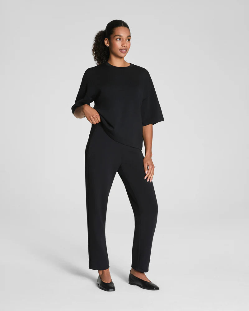 SPANX AirEssentials Slim Straight Pant in Very Black