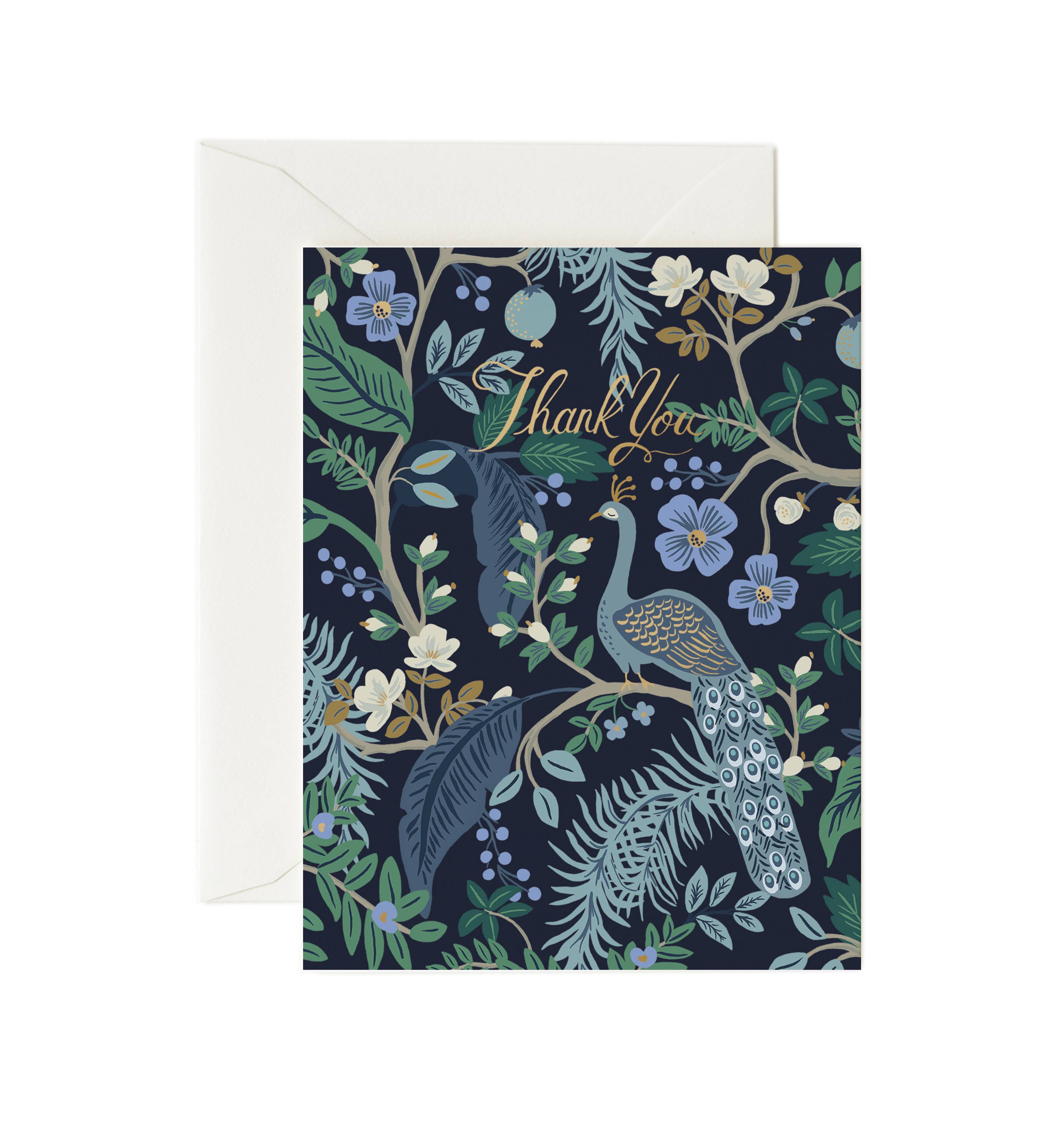 Rifle Paper Co. - Boxed Set of Peacock Thank You Cards