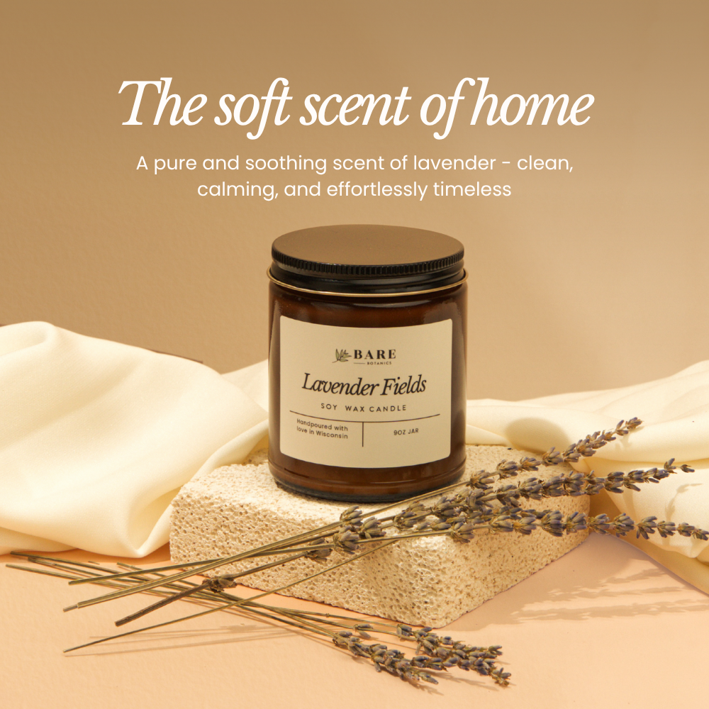 Lavender Fields Soy Wax Candle
