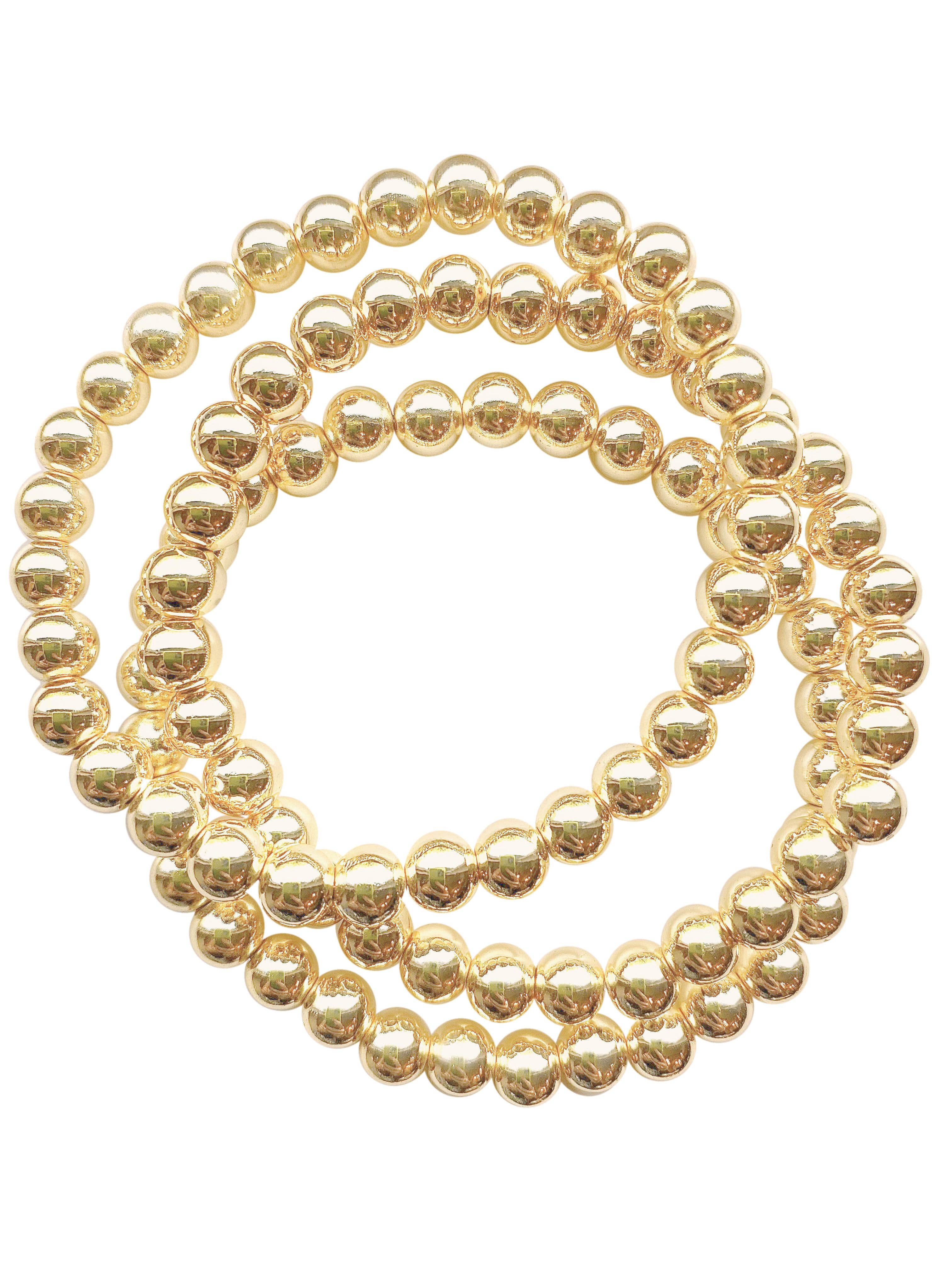 Triple Stack Bracelet- Gold