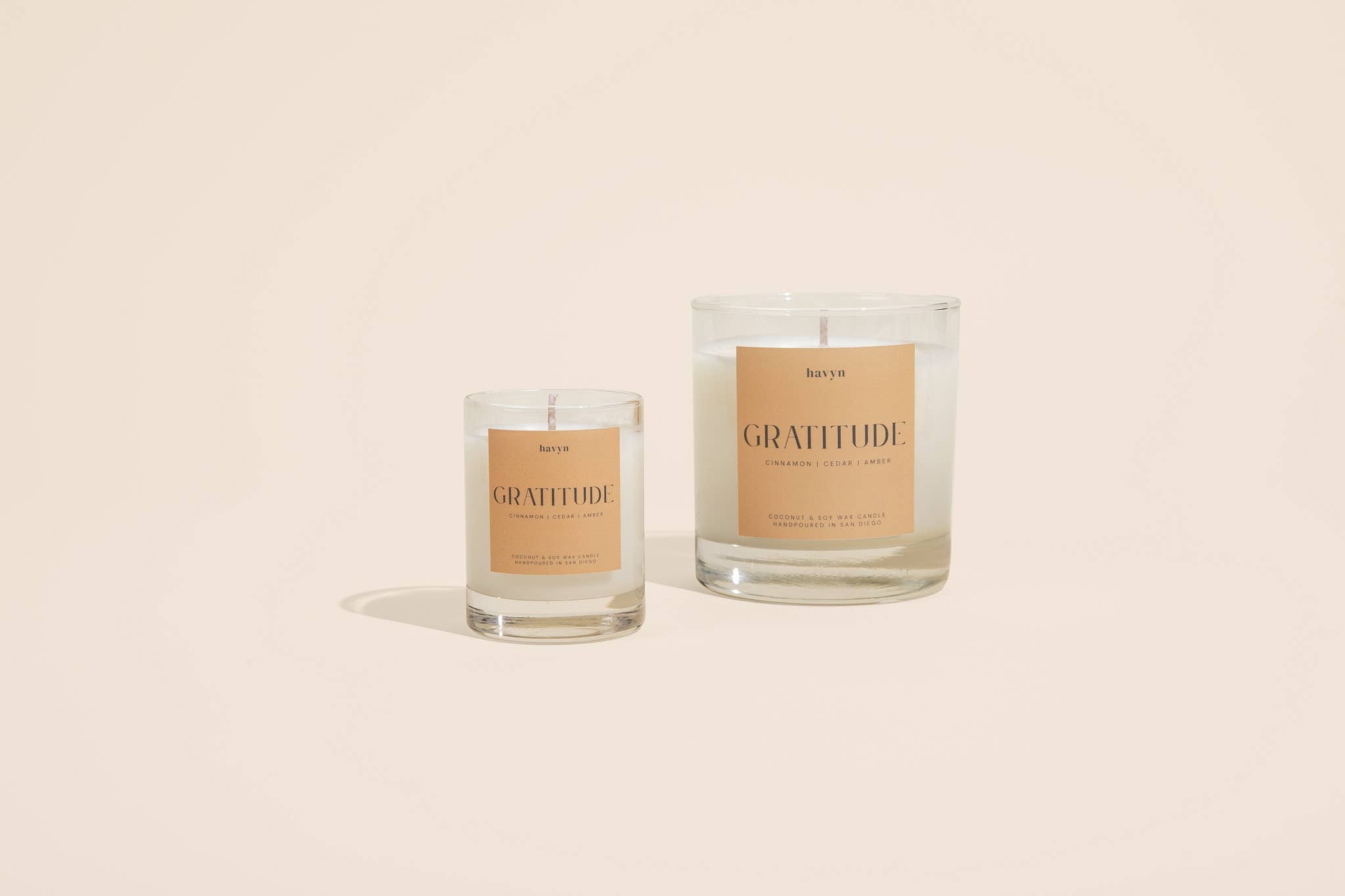 Fragrance 007: GRATITUDE Candle (Cedarwood, Cinnamon, Ginger)