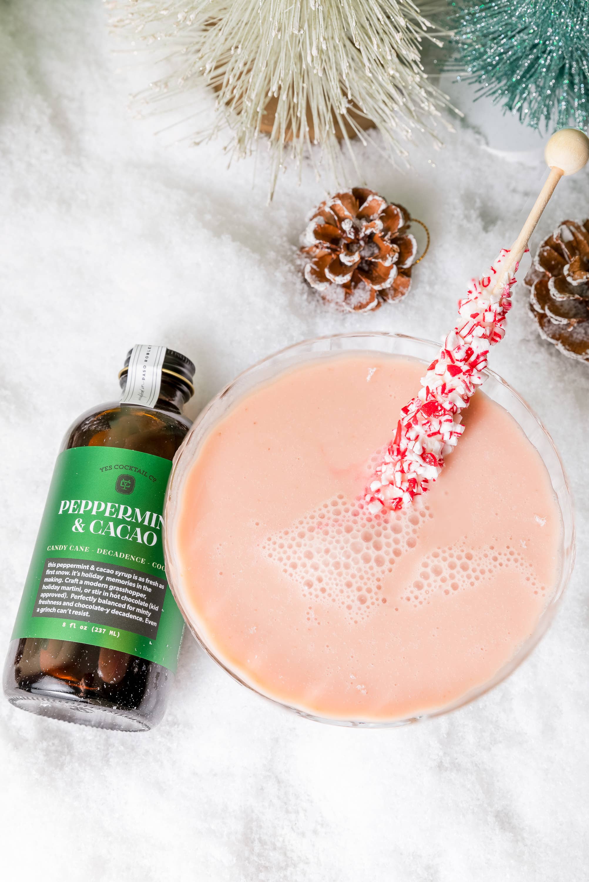 Holiday Seasonal: Peppermint & Cacao Cocktail Syrup