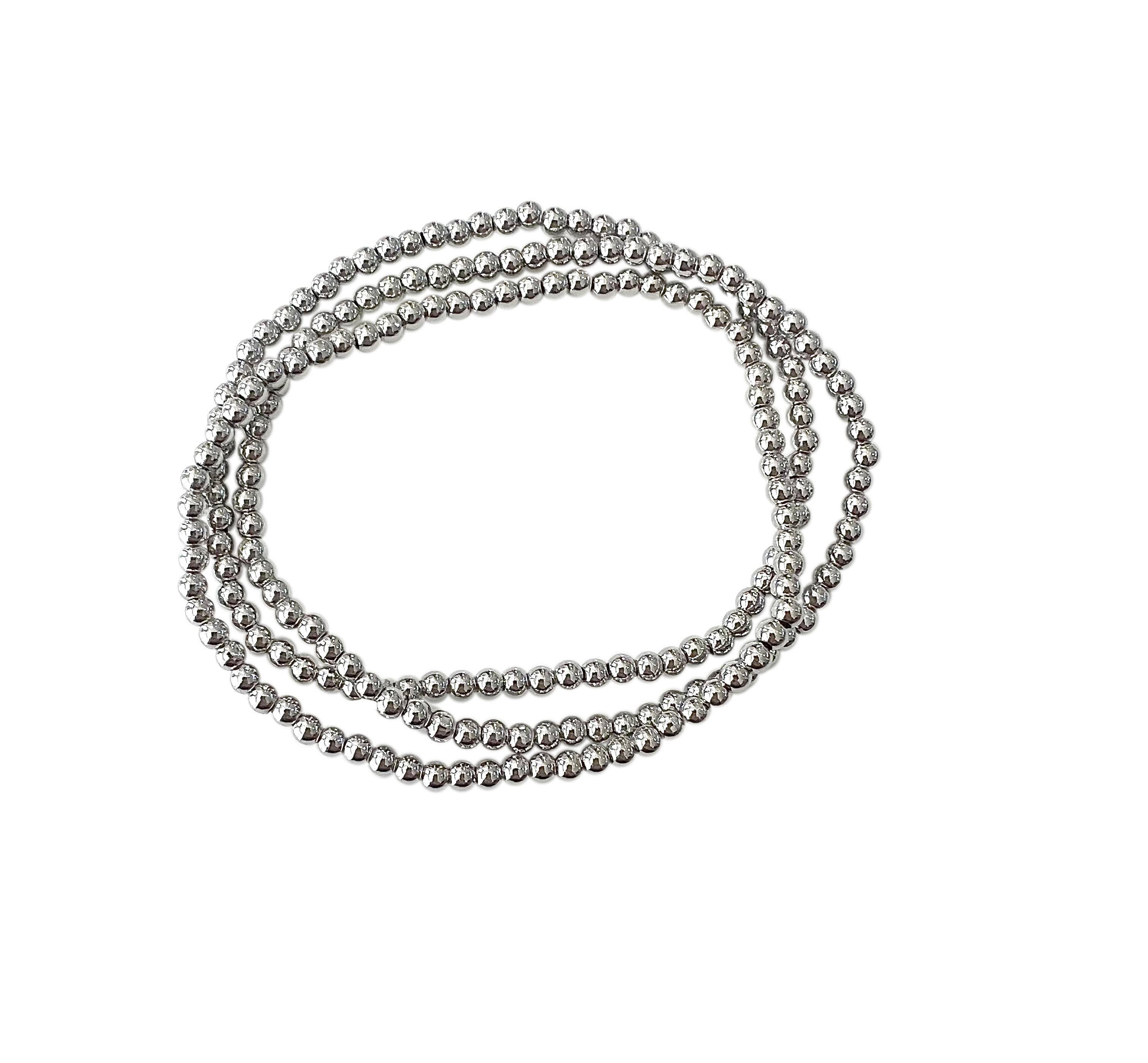 Triple Small Bracelet- Silver