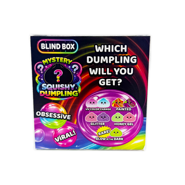 Novelty Brands Fun Doh Blind Box Squishy Steamer Dumpling toy, viral mystery dumpling squishy