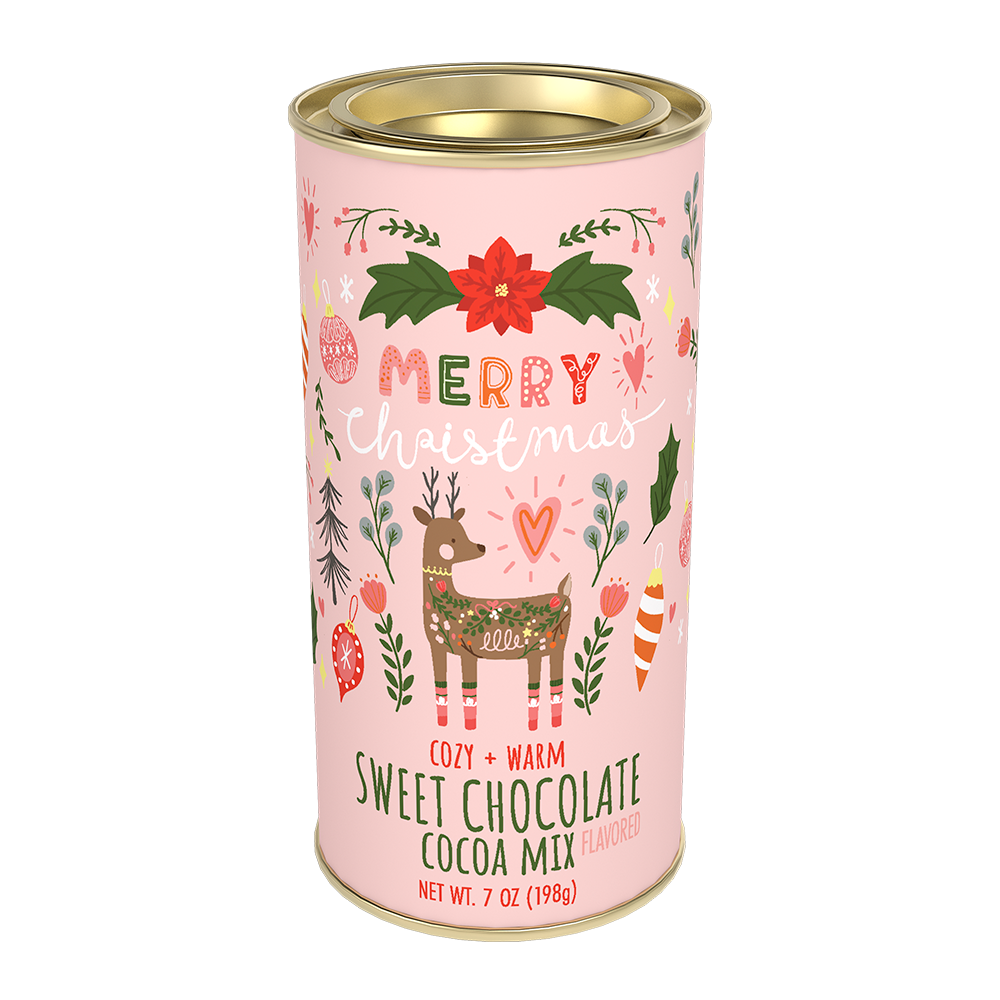 Christmas Deer Sweet Chocolate Cocoa, 7 oz