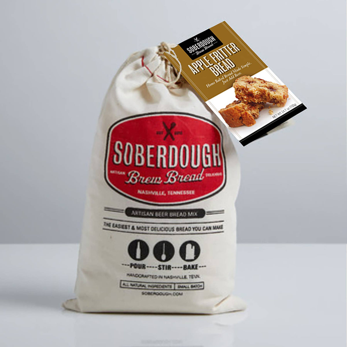 Soberdough Apple Fritter brew bread mix, case