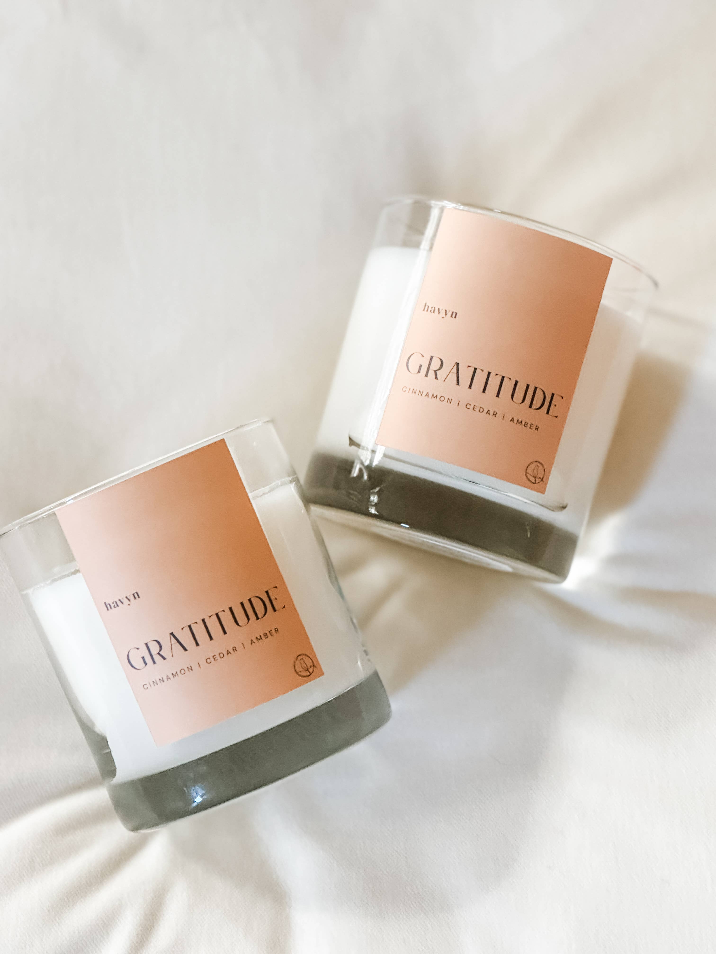 Fragrance 007: GRATITUDE Candle (Cedarwood, Cinnamon, Ginger)