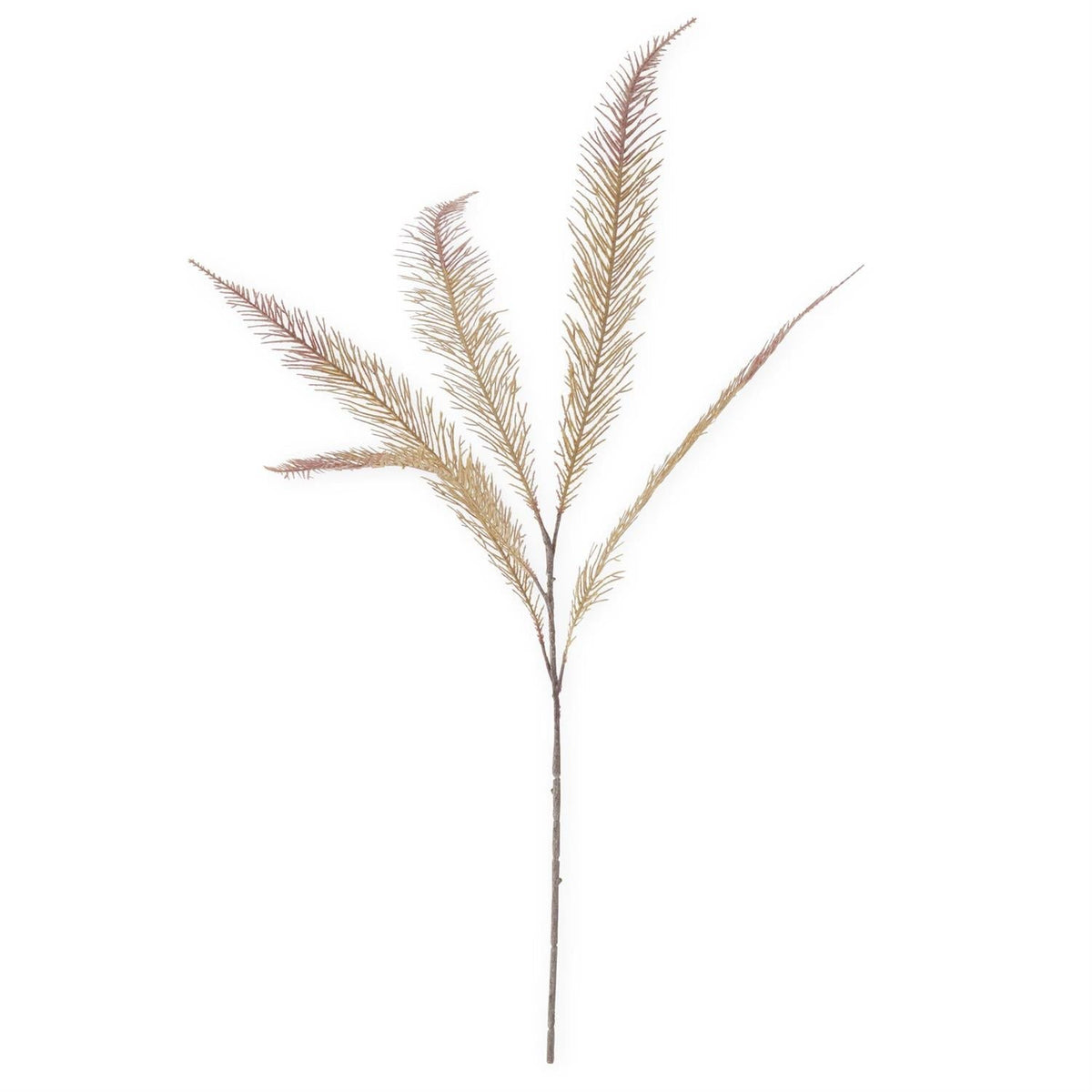 Burgundy and tan fern spray, 36 inches