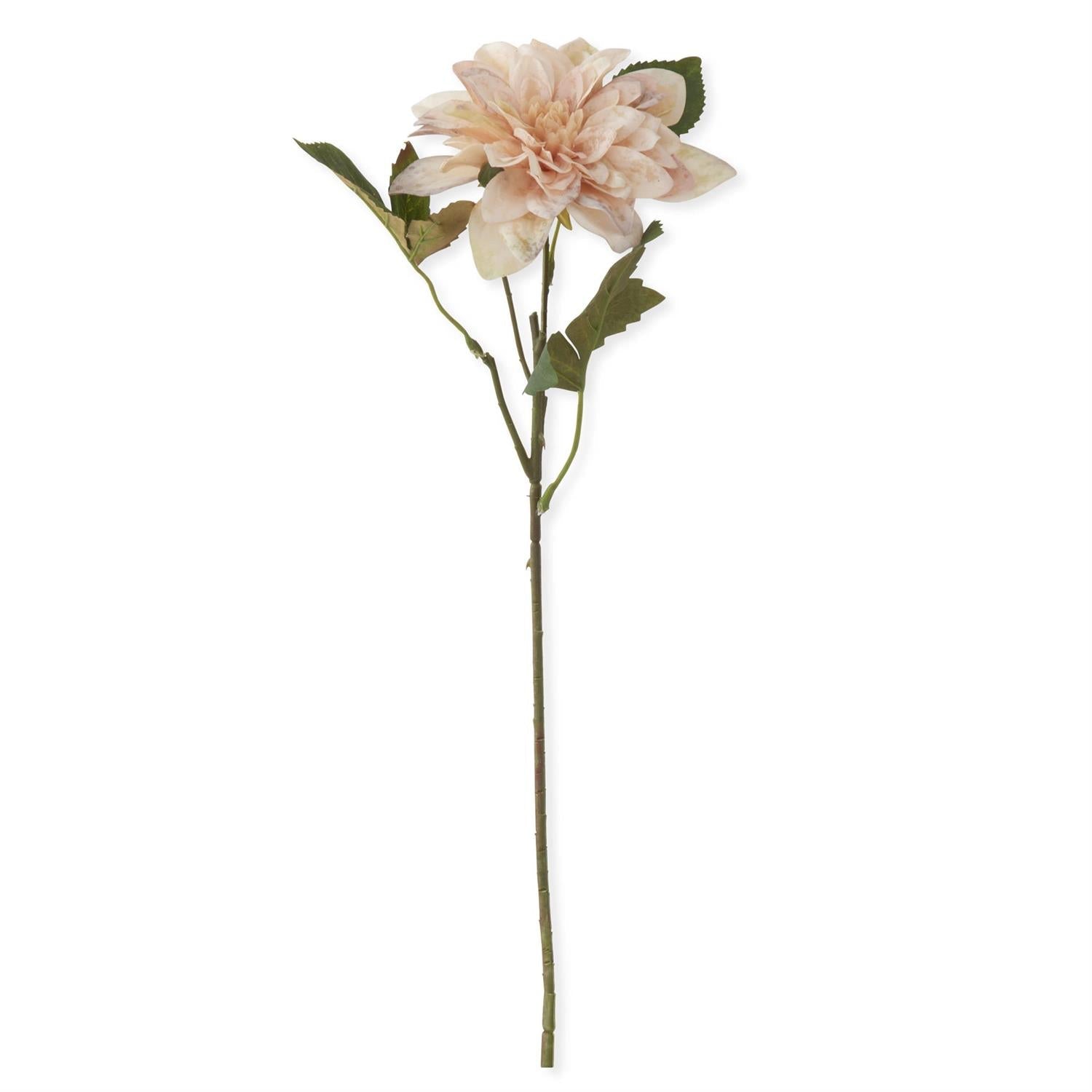 Real Touch Cream Dahlia Stem, 16"