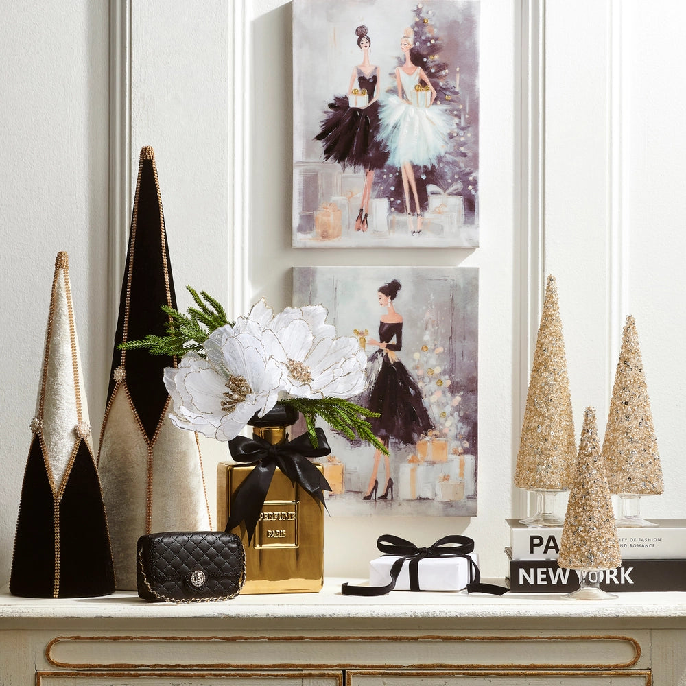 14.25" Moonlight Gala Wall Art, 2 styles