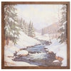 23.75" Snowy River Wall Art