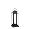 12.5" Black Lantern Candle Holder