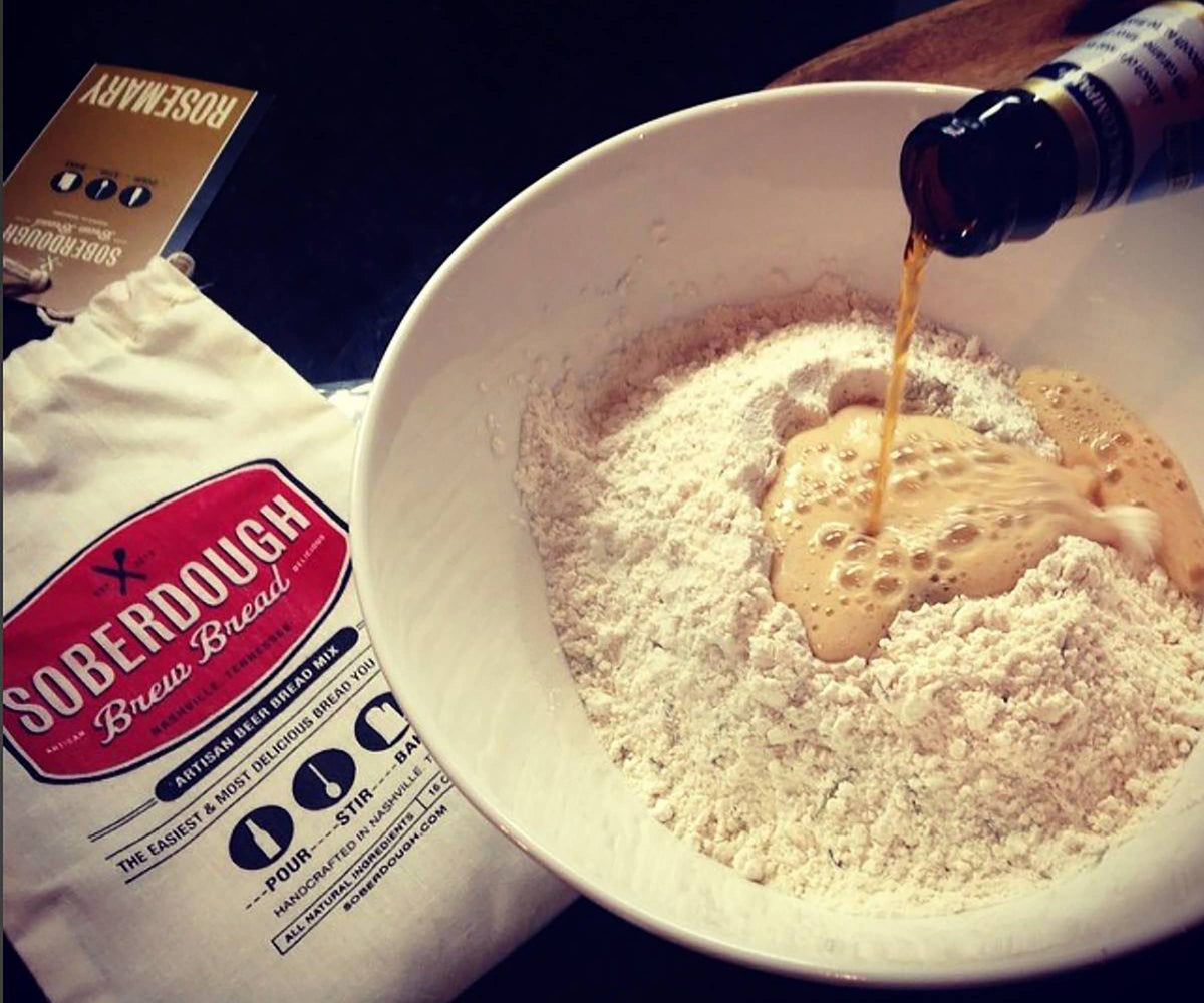 Soberdough Cinnamon Swirl brew bread mix bag