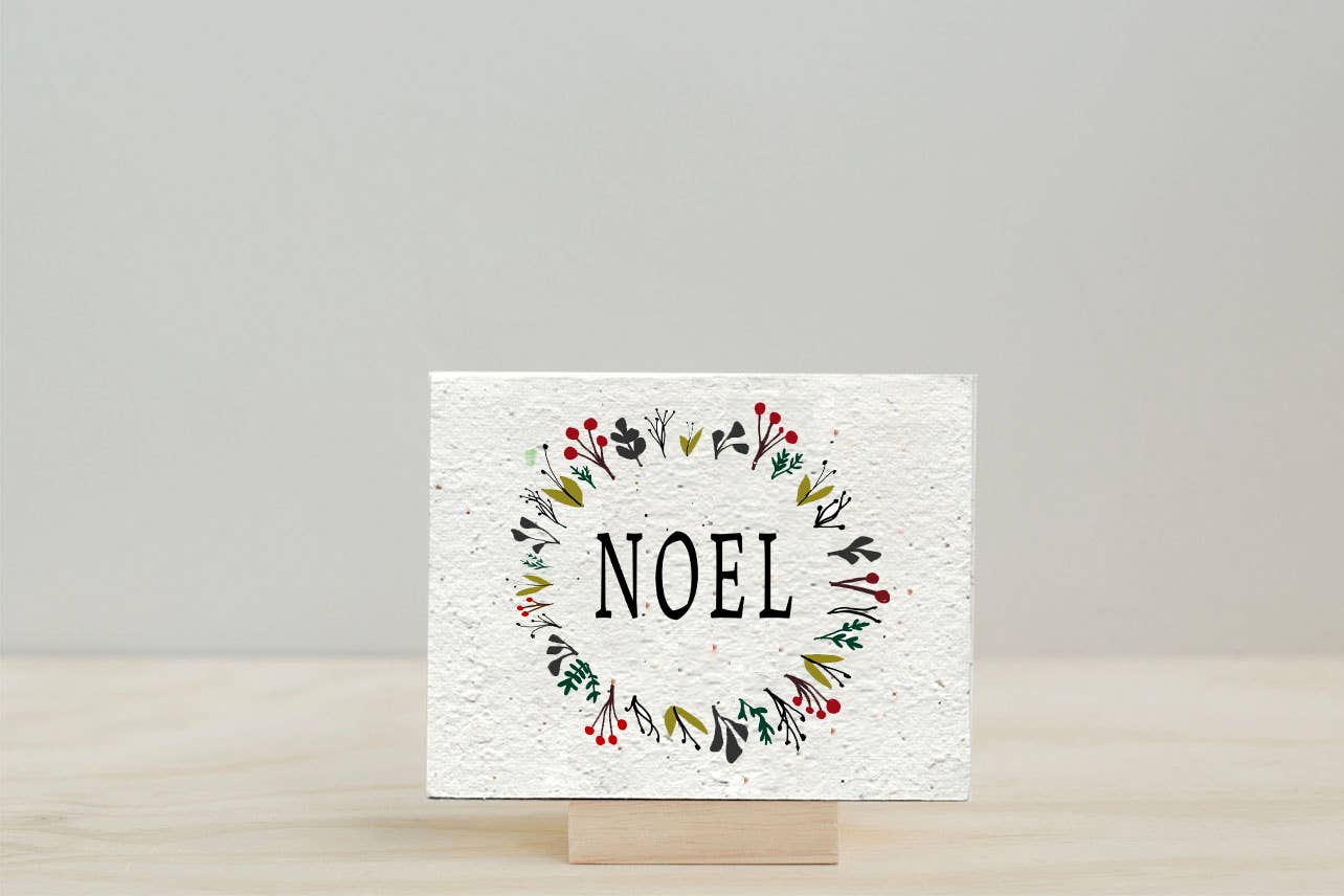 Artsy Em - Christmas Noel Wildflower Seed Card
