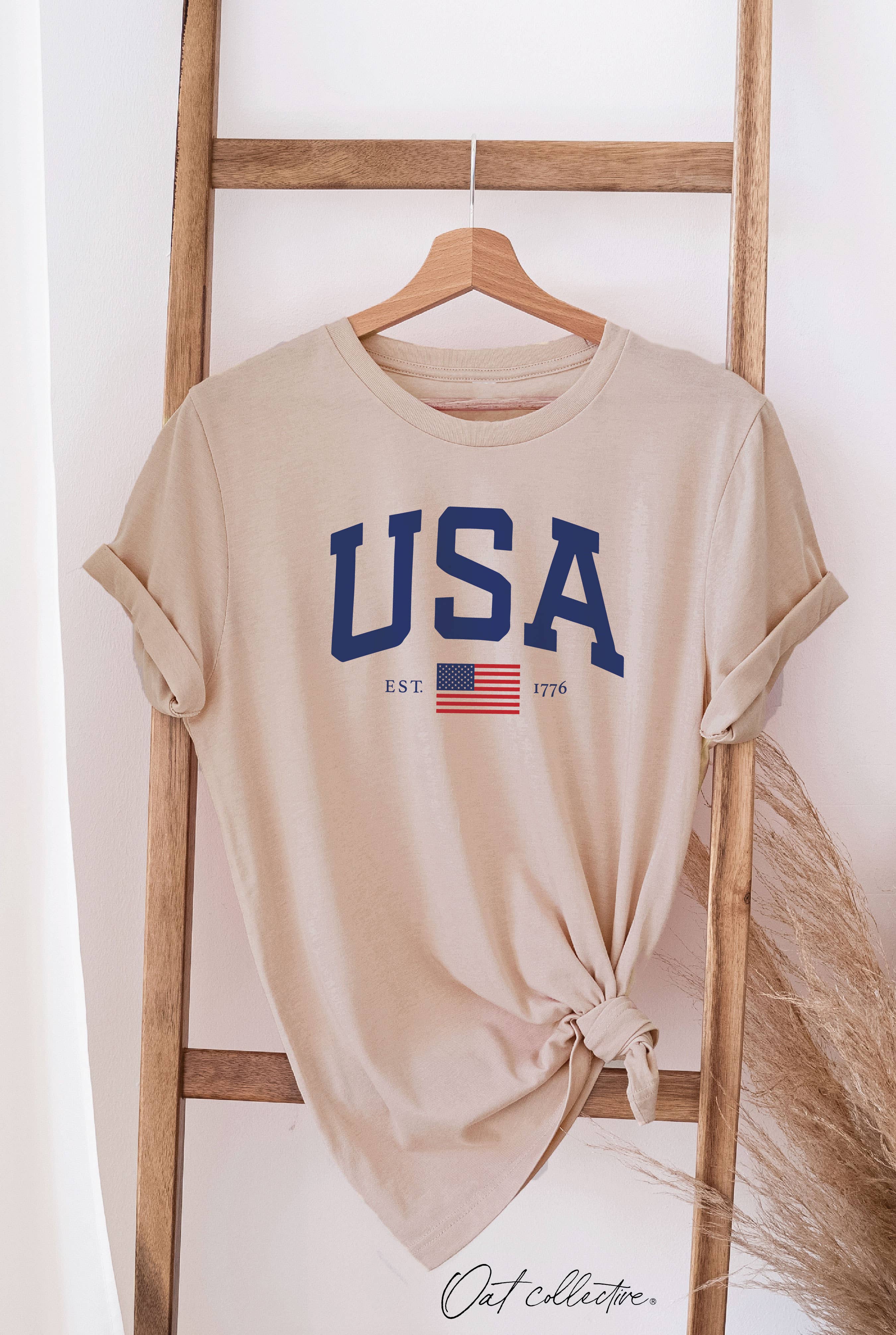 USA EST.1776 Graphic T-shirt