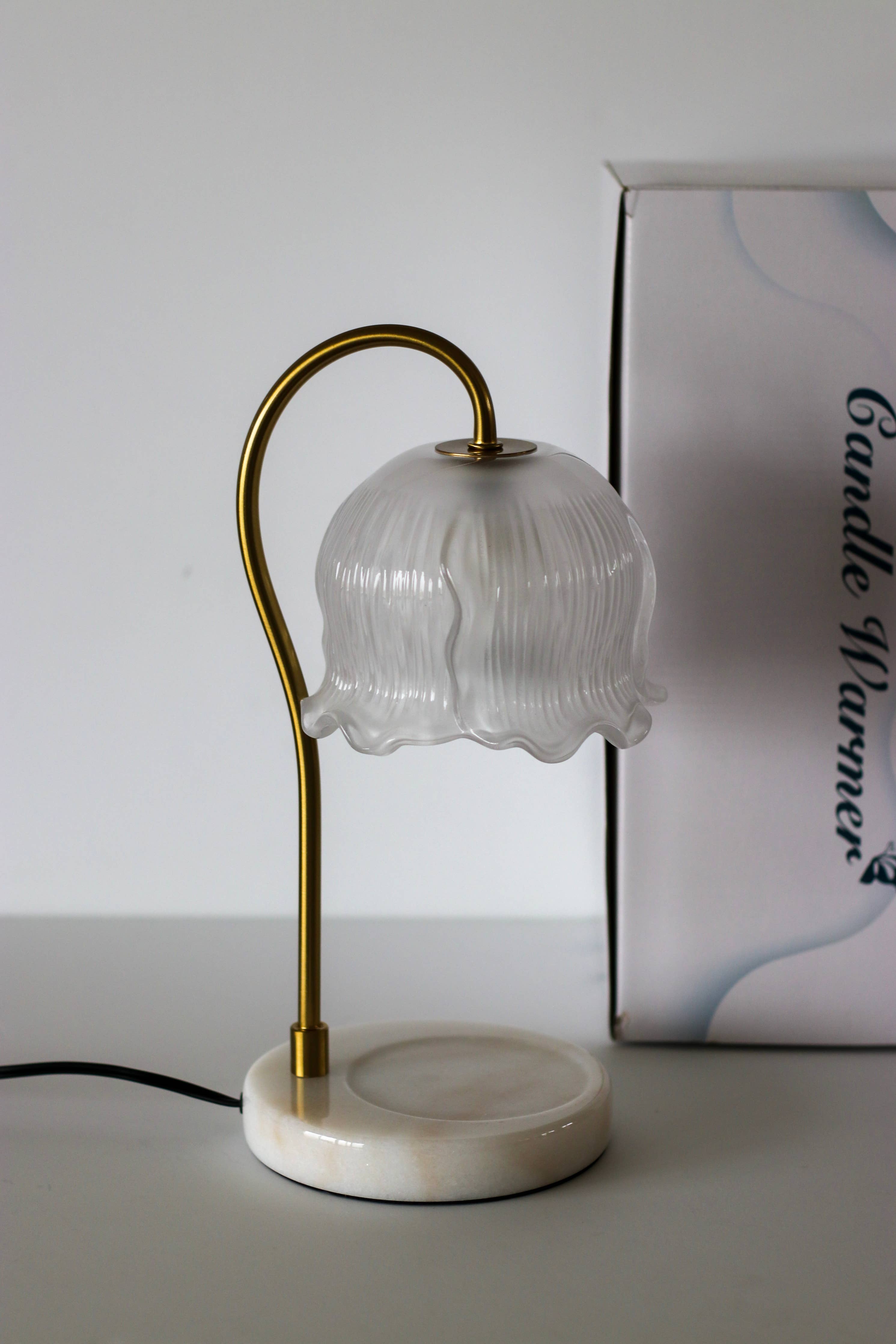 Glass Electric Candle Warming Lamp