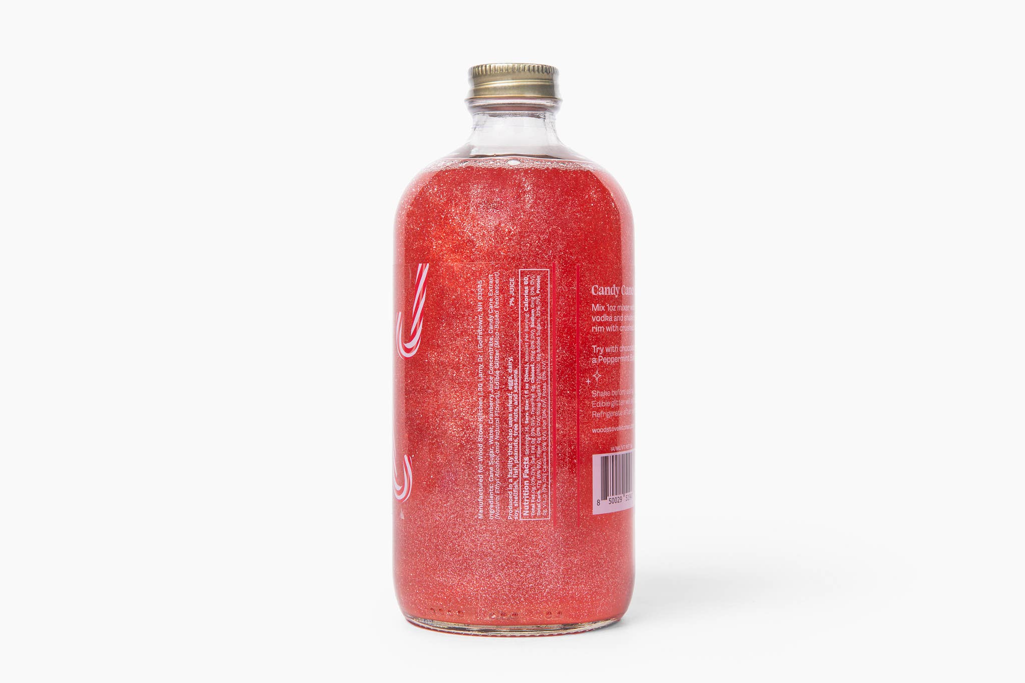 Candy Cane Sparkle Cocktail & Mocktail Mixer, 16 fl oz