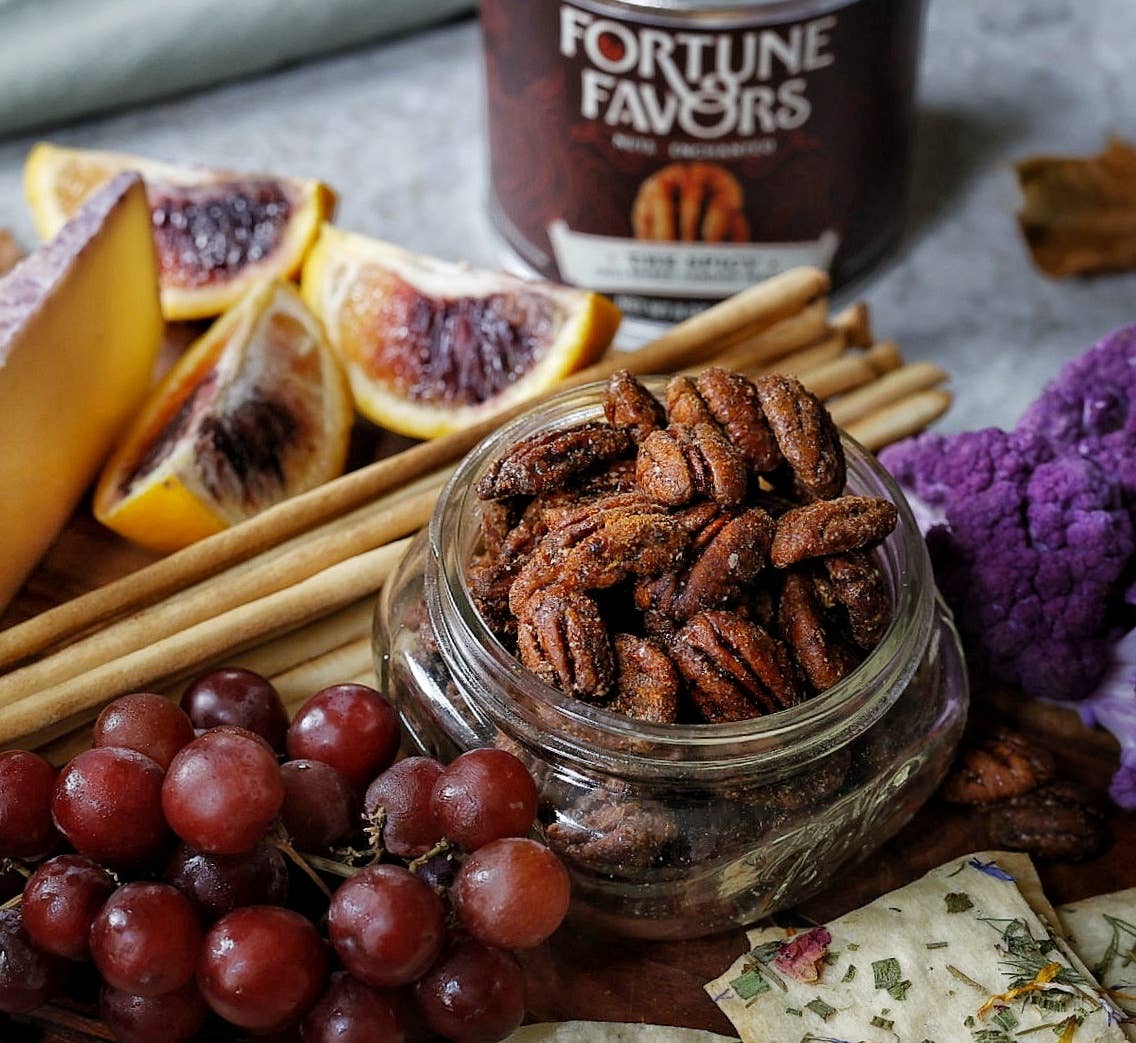 4oz Fortune Favors The Spicy Candied Pecans