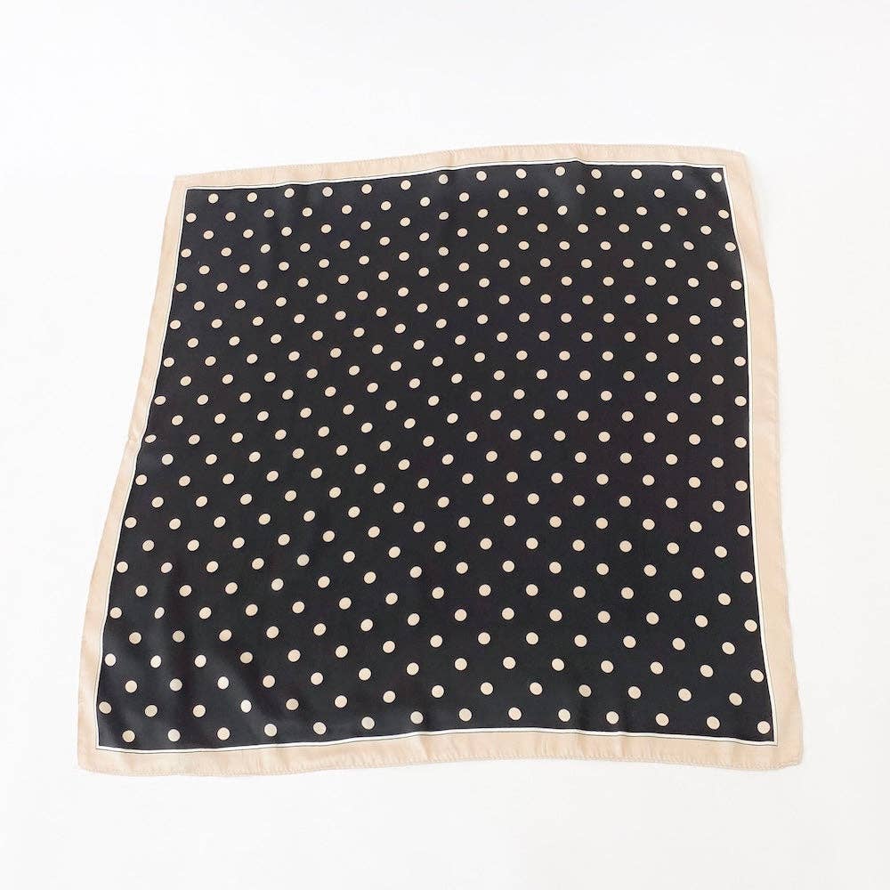 Pretty Simple Alice square scarf in blue floral print