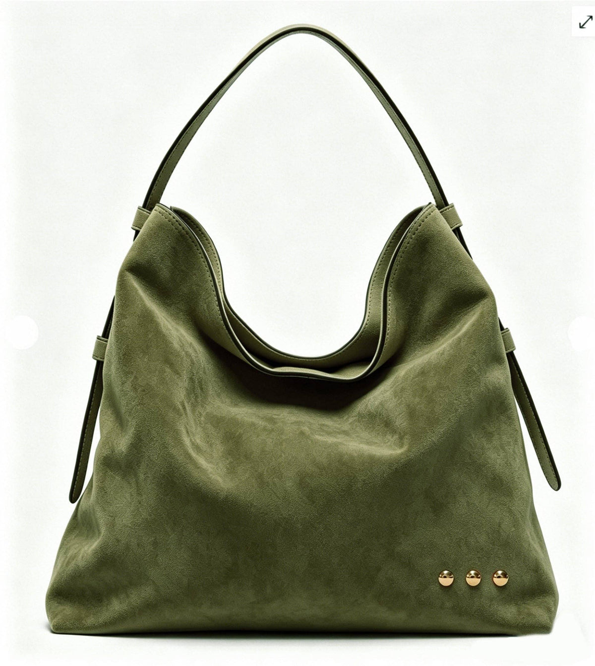 Evie Suede Hobo Shoulder Bag, available in 2 colors