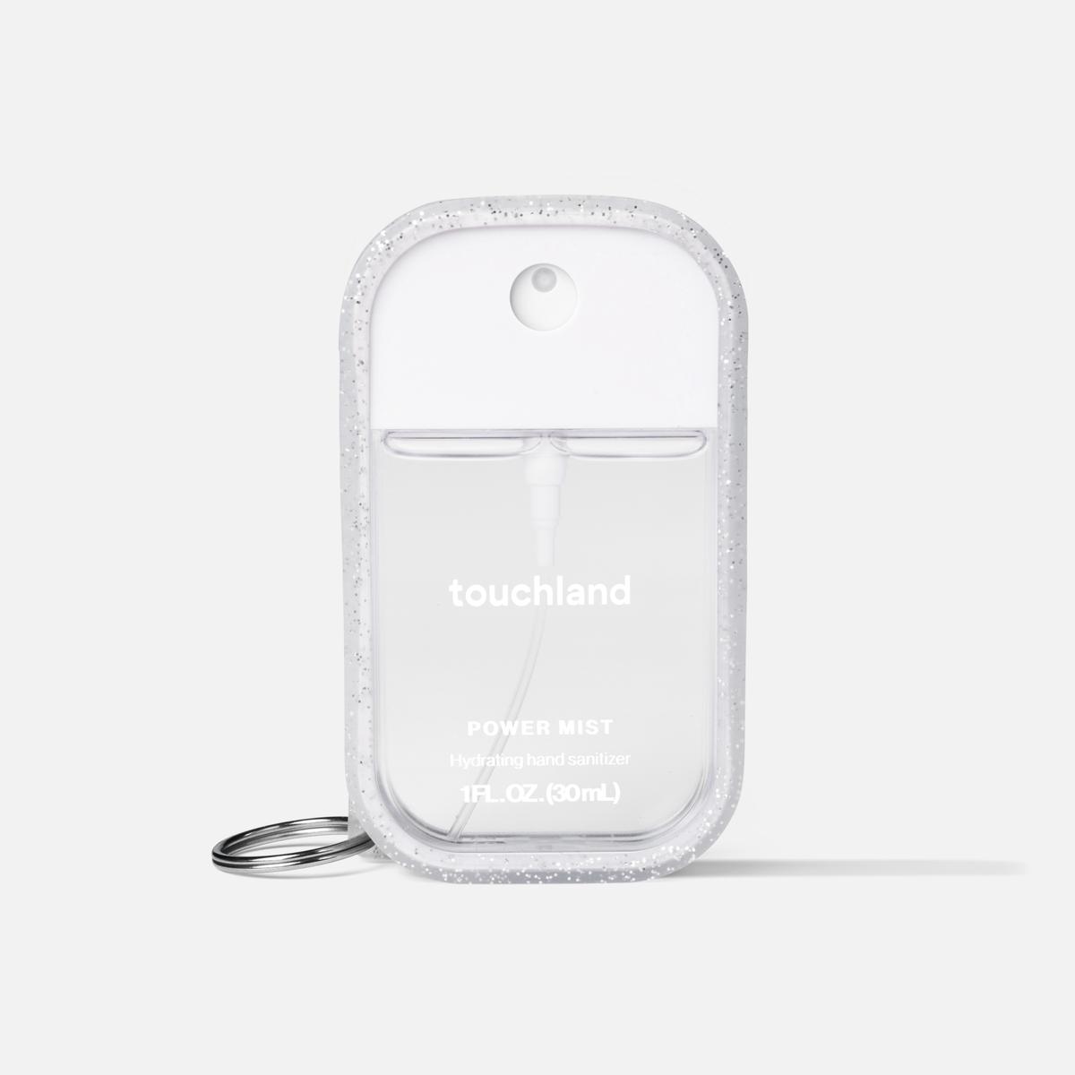 Touchland Frosted Sparkle hydrating hand sanitizer mist, case