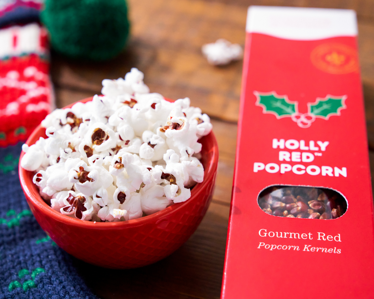 Holly Red® Gourmet Popcorn Kernels Gift Box, 1 lb